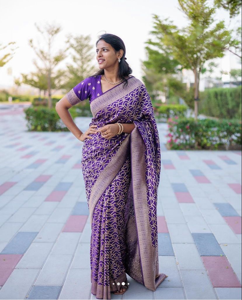 Pure banarasi khadi silk saree - Eshana Collections