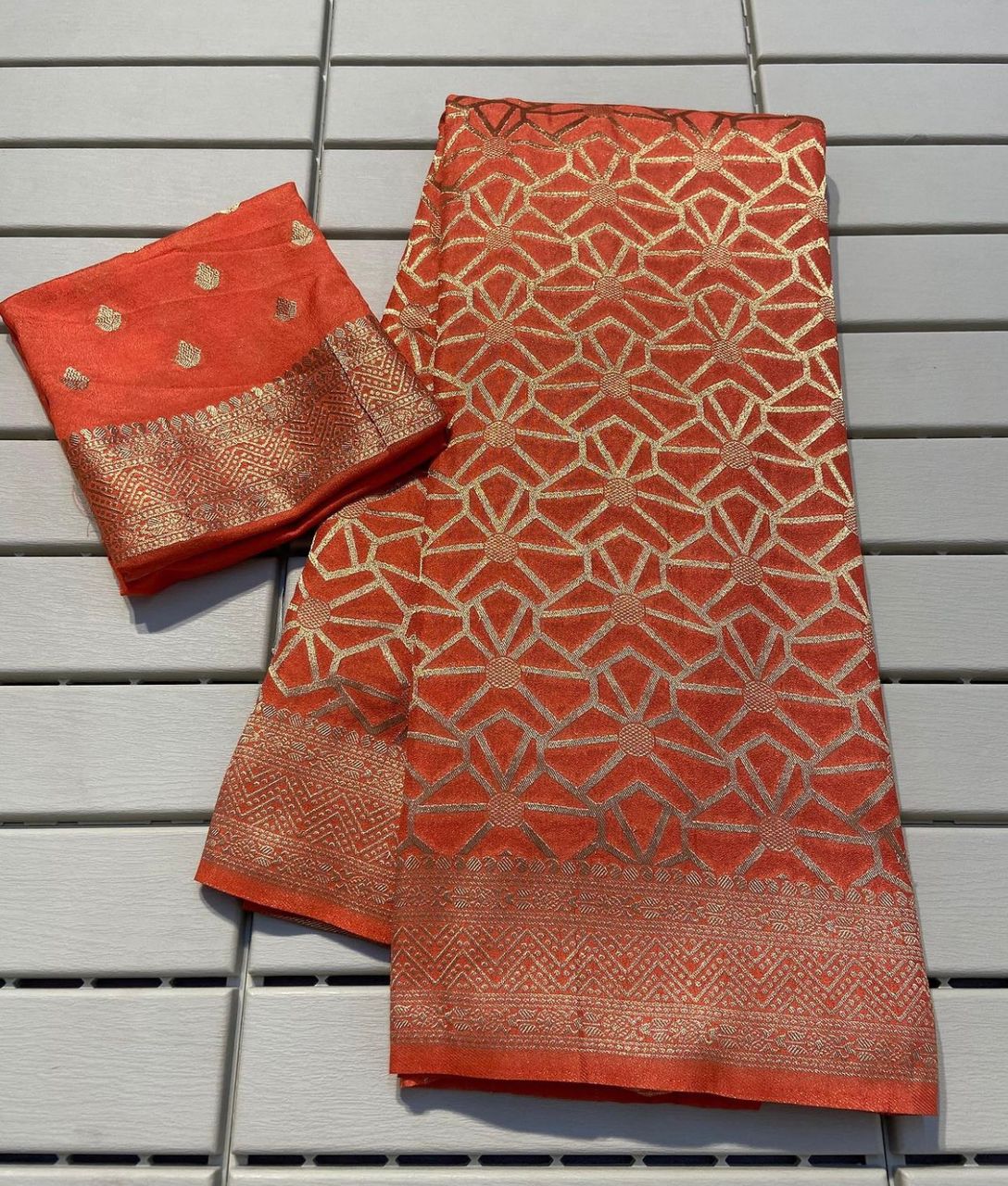 Pure banarasi khadi silk saree - Eshana Collections