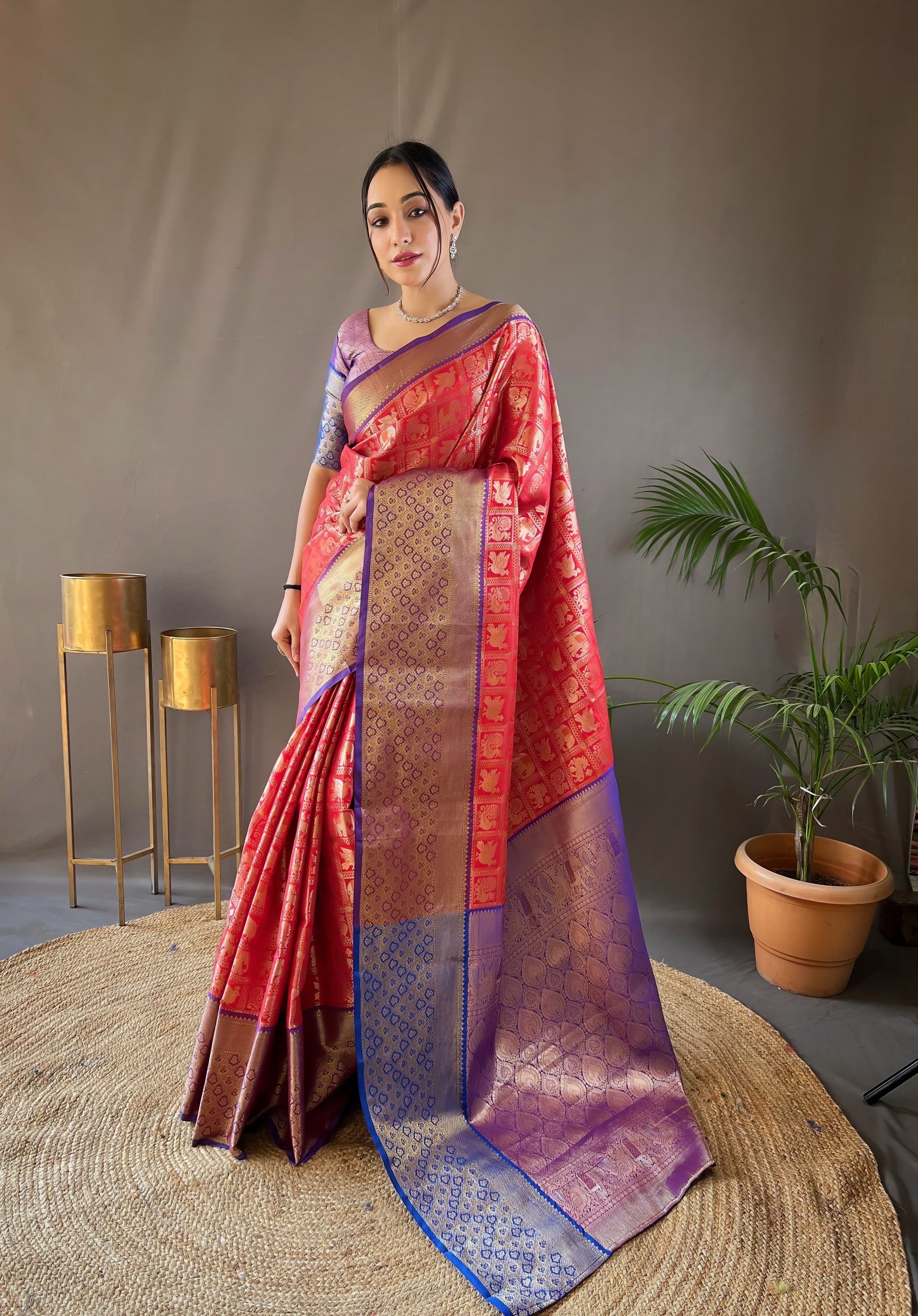 Rich pattu silk sarees - Eshana Collections