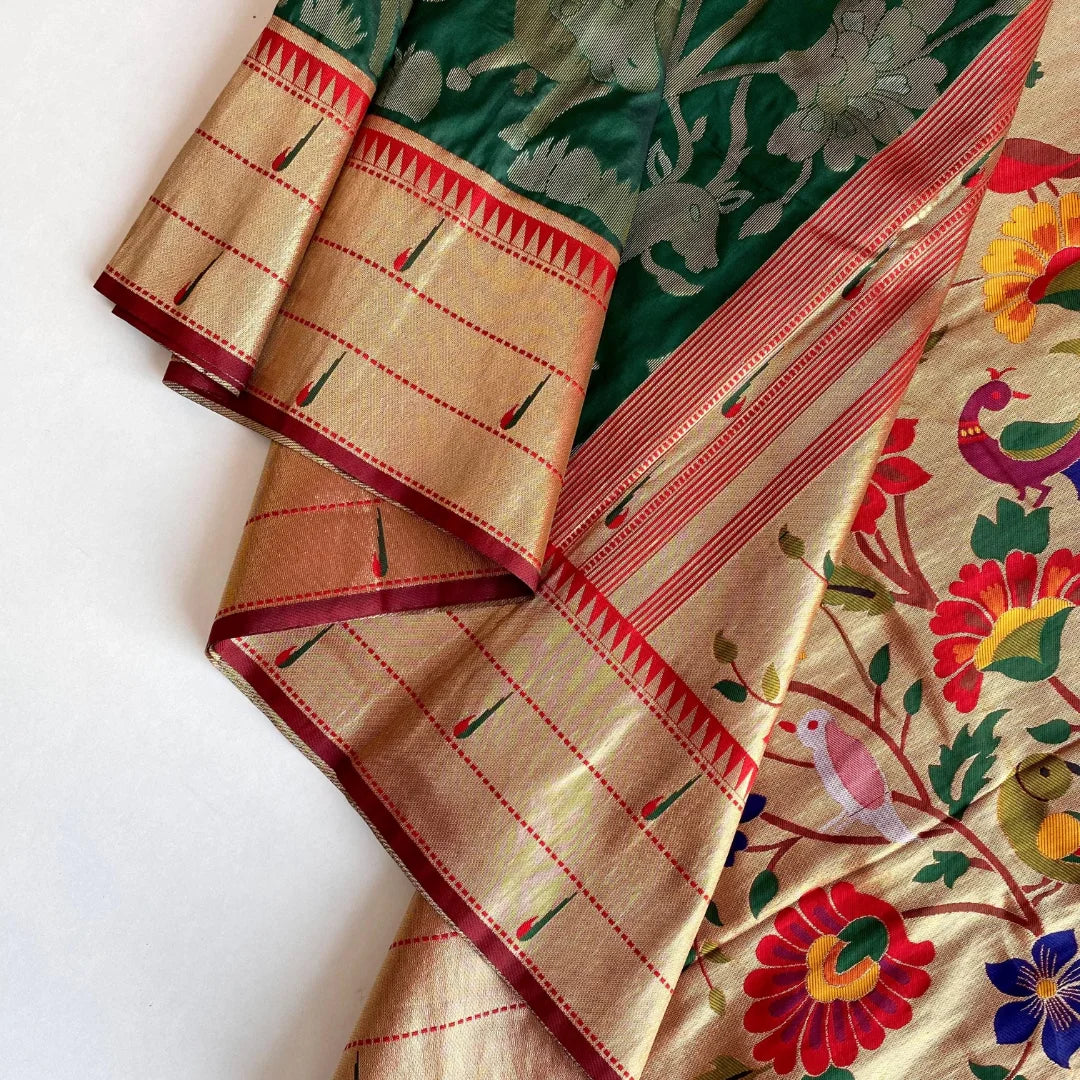 Soft paithani silk saree - Eshana Collections