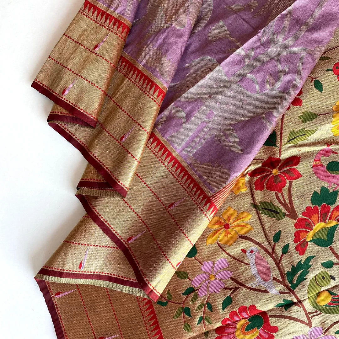 Soft paithani silk saree - Eshana Collections
