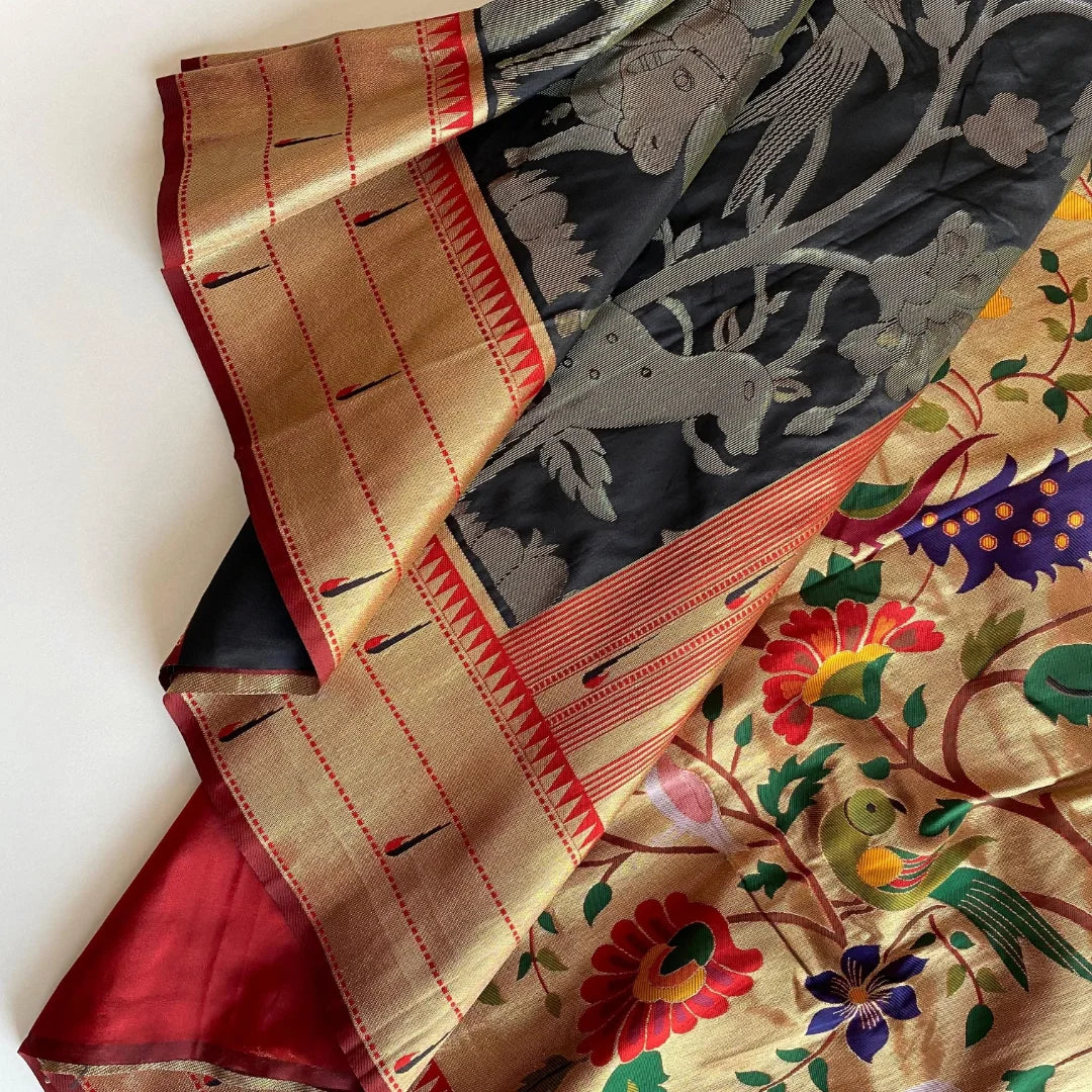 Soft paithani silk saree - Eshana Collections