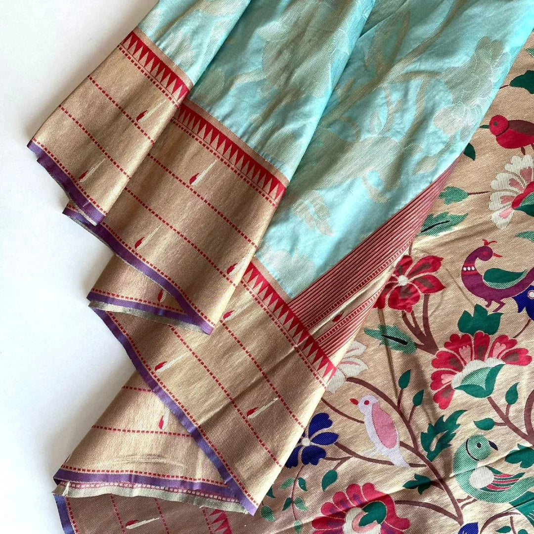 Soft paithani silk saree - Eshana Collections