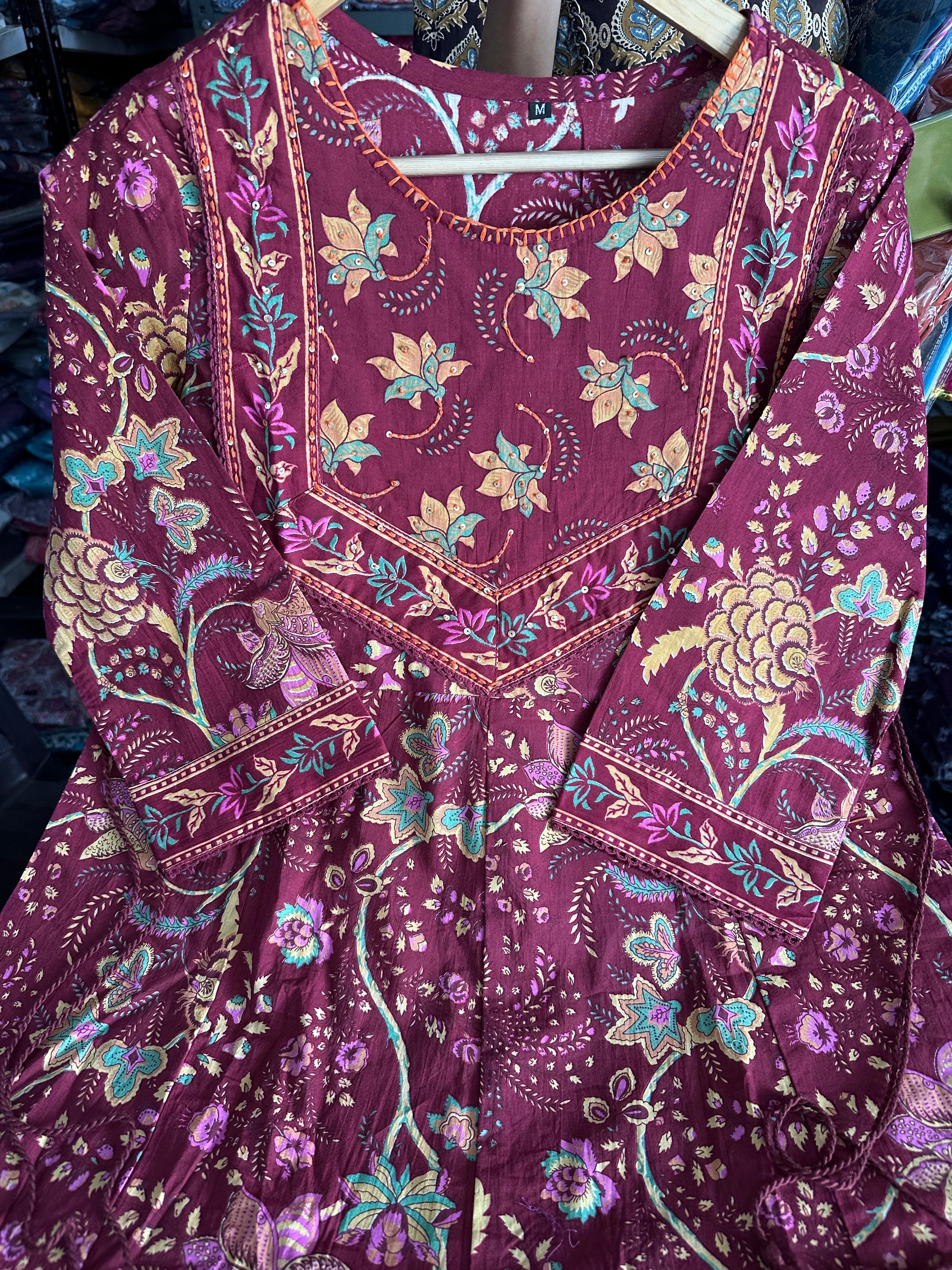 Pure cotton stitched chudidhar/ salwar - Eshana Collections