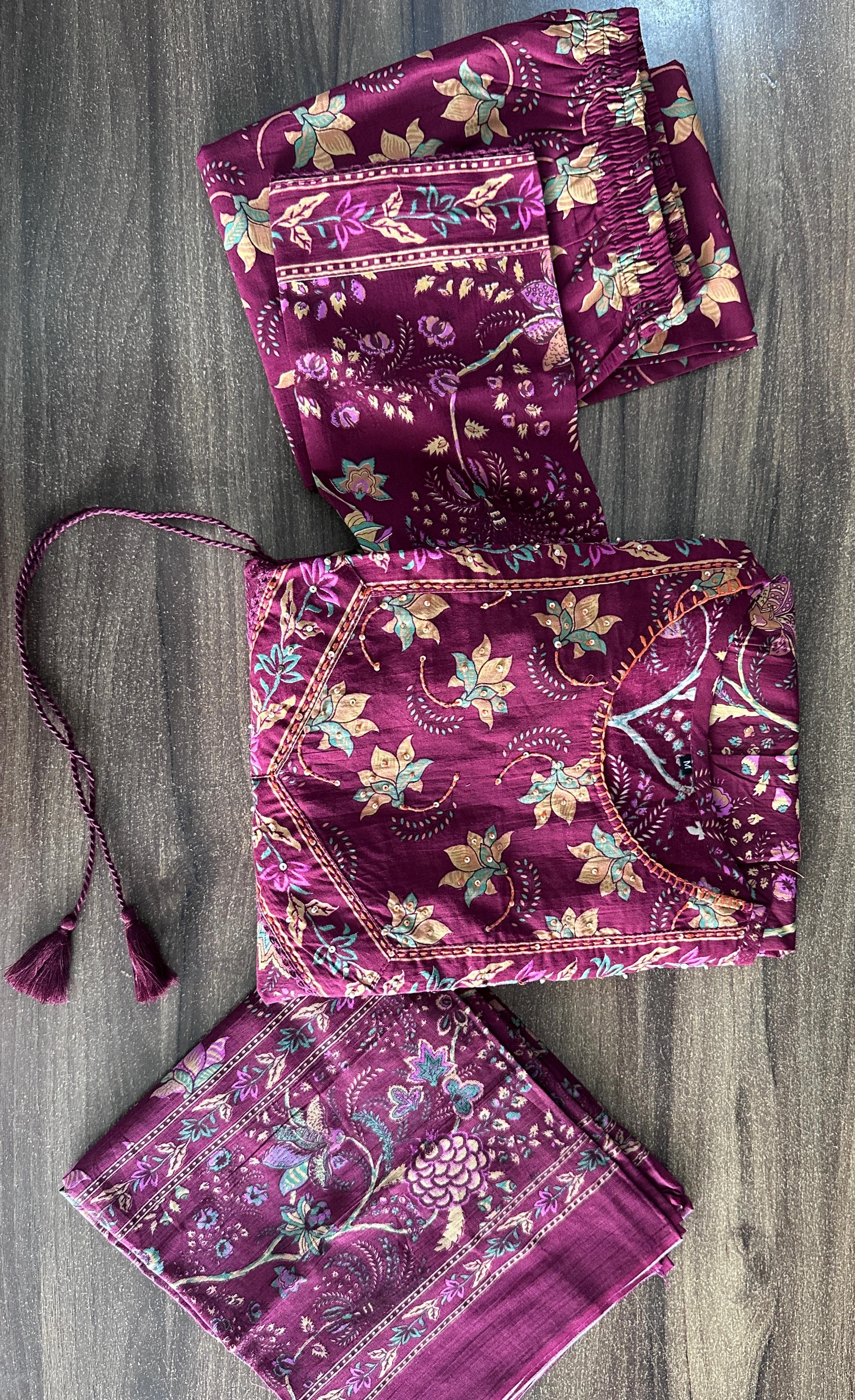 Pure cotton stitched chudidhar/ salwar - Eshana Collections