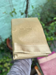 Plain tissue sarees with border - Eshana Collections
