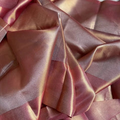 Plain tissue silk saree in unique shade - Eshana Collections