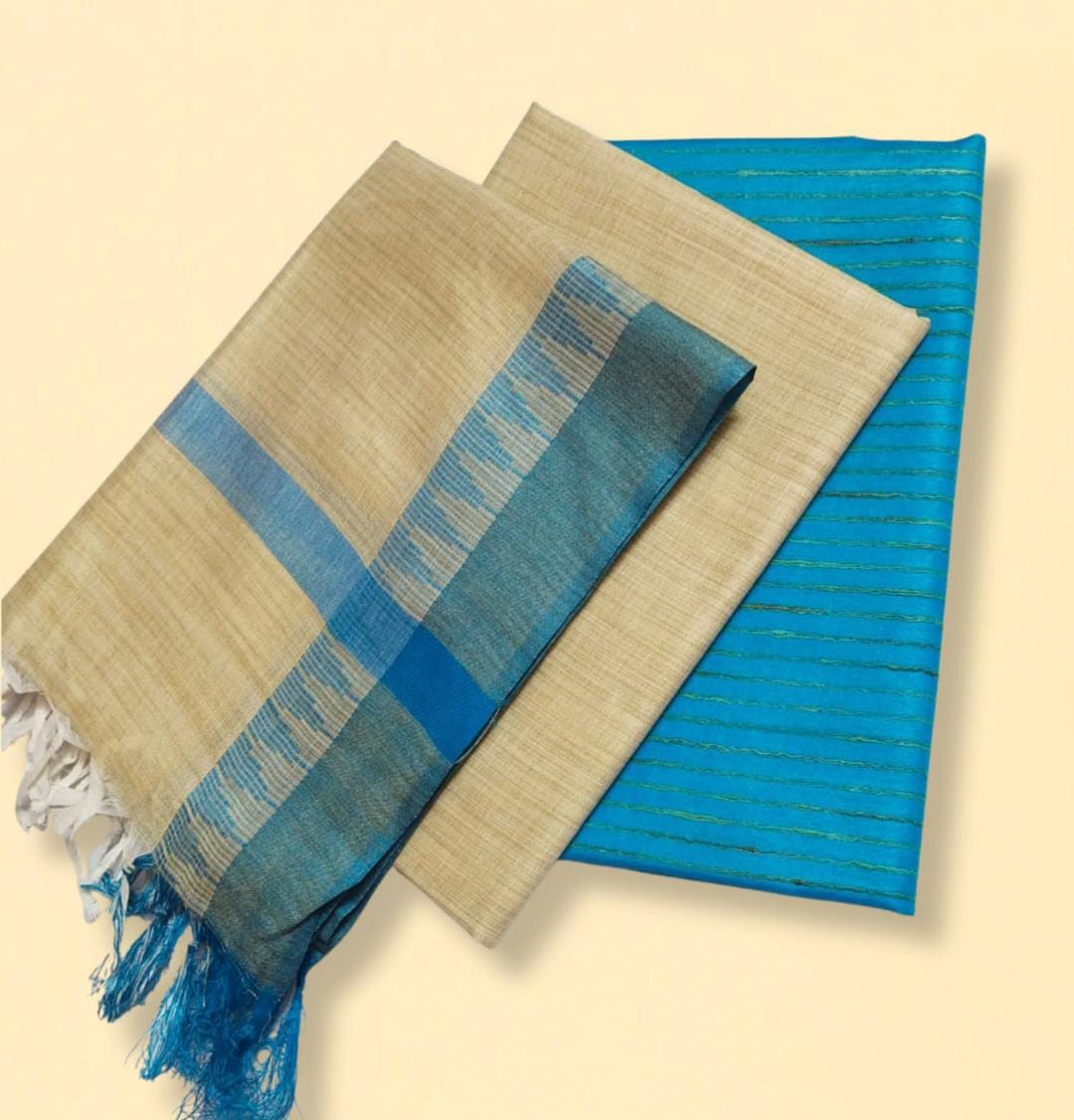 Soft Khadi Cotton Dress Materials for Office & Functions - Eshana Collections