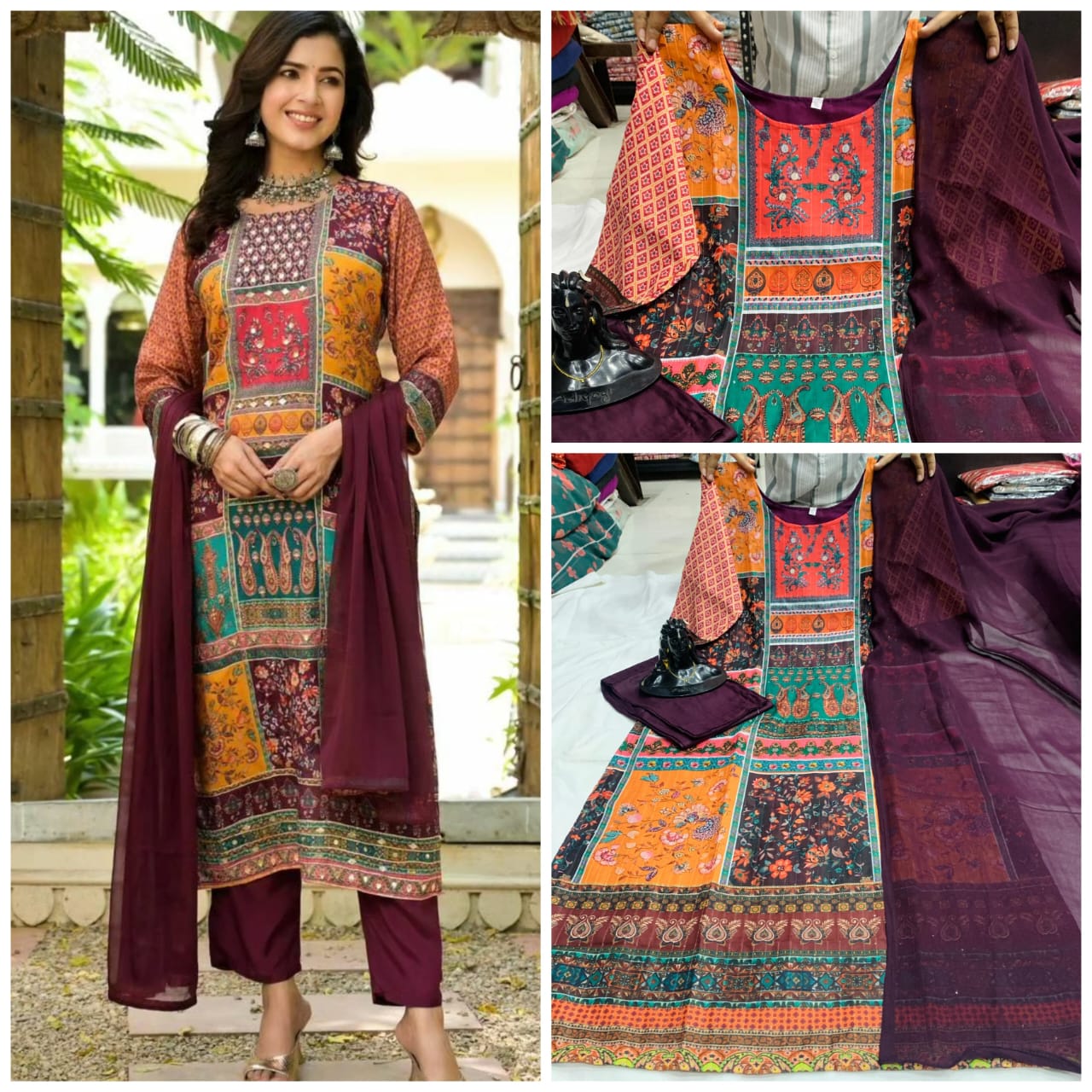 Salwar and dupatta set - Eshana Collections