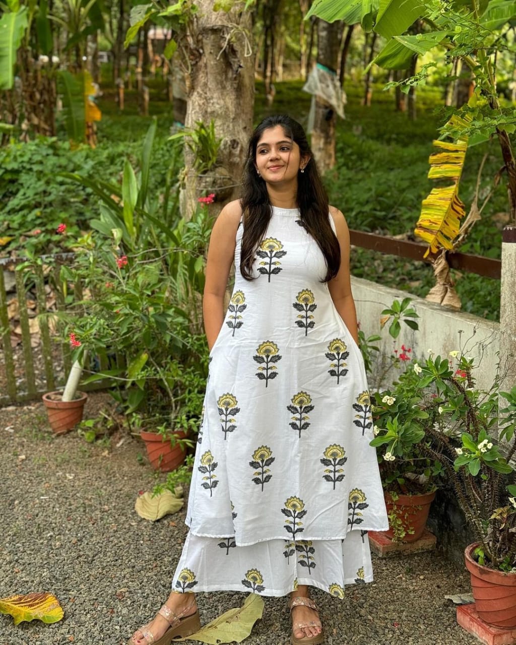 Kurti with palazzo - Eshana Collections