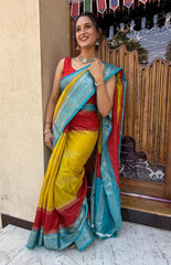 Dola silk saree - Eshana Collections