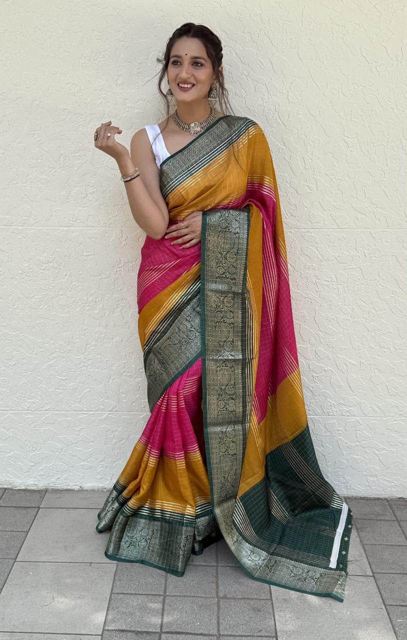 Dola silk saree - Eshana Collections