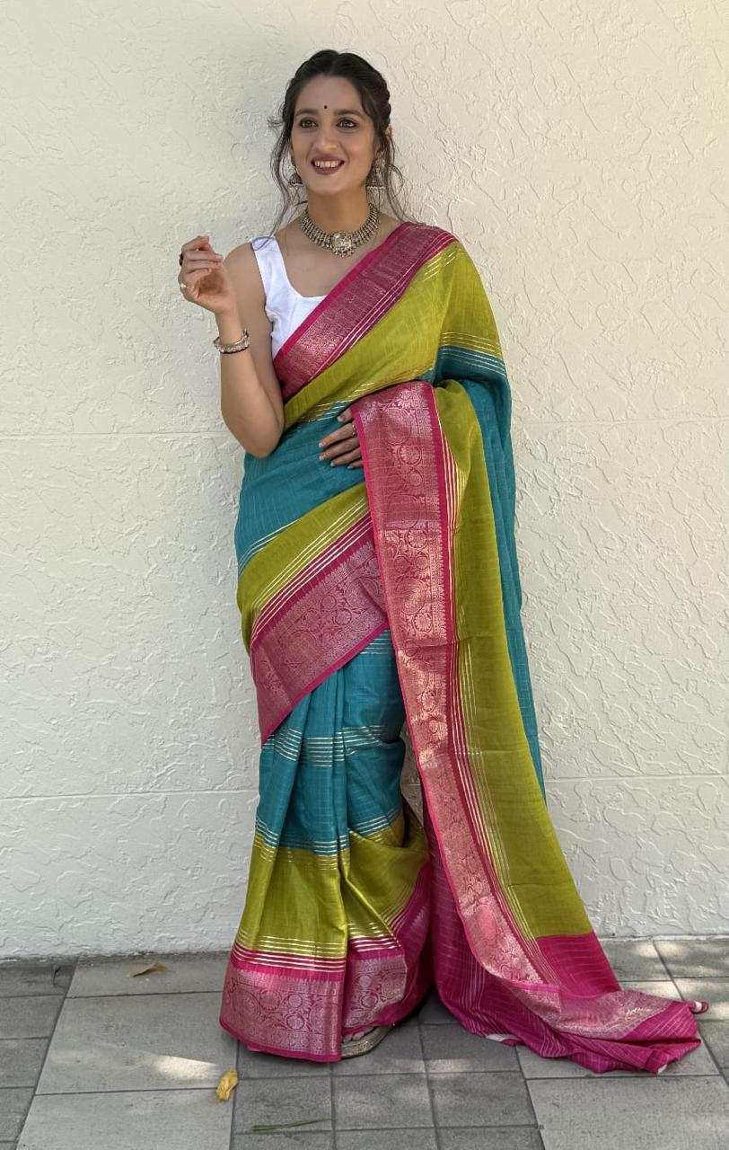 Dola silk saree - Eshana Collections