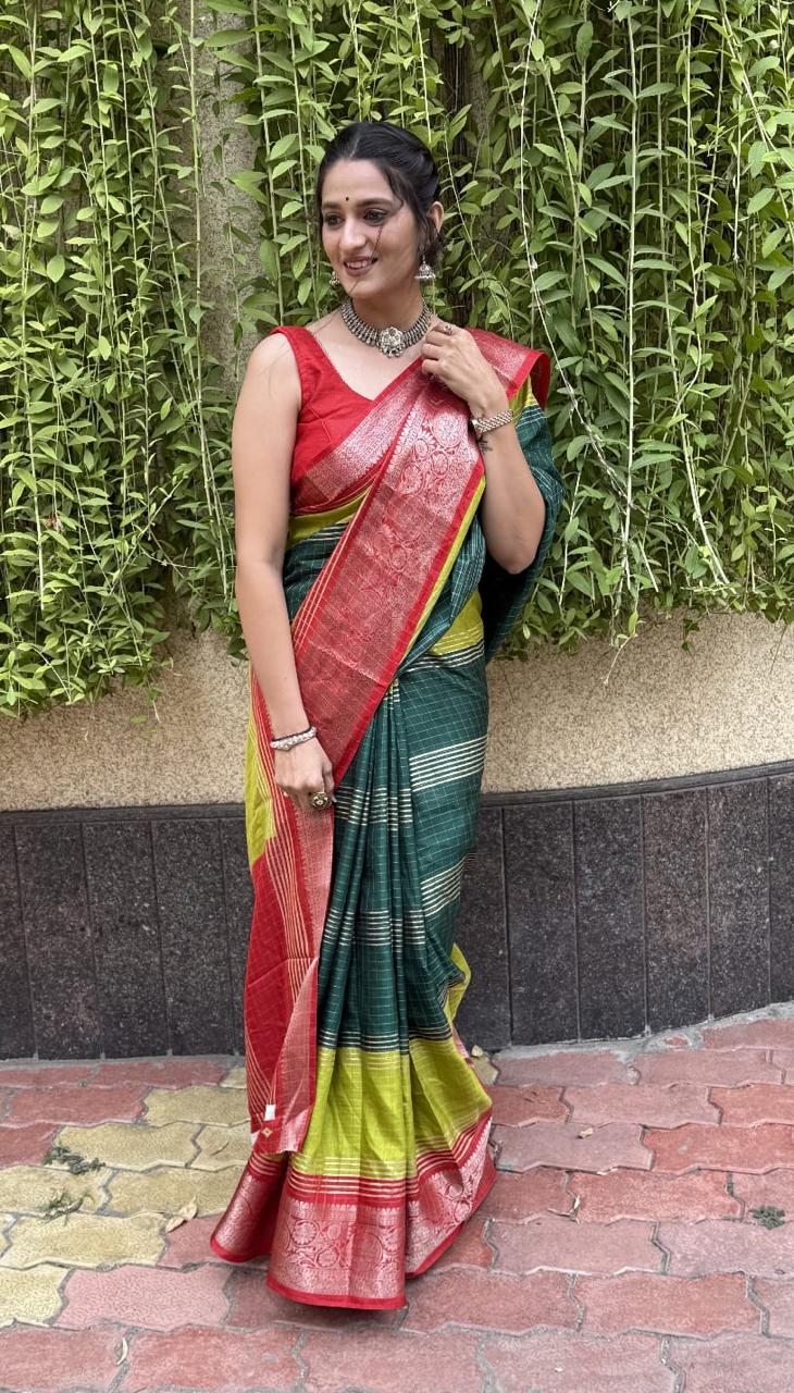 Dola silk saree - Eshana Collections
