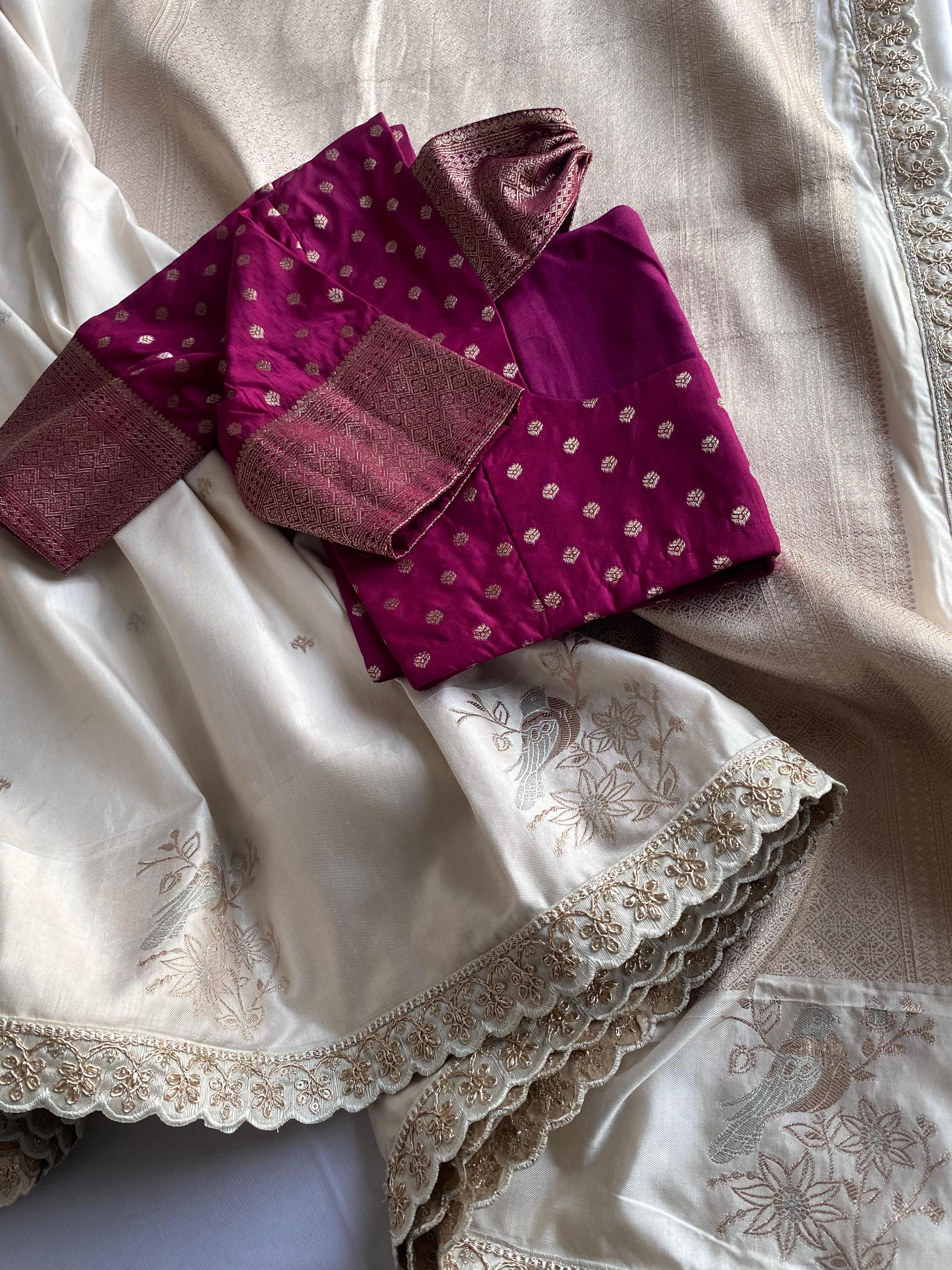 Buttery soft and stunning silk saree - Eshana Collections