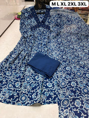 Navy blue salwar set - Eshana Collections
