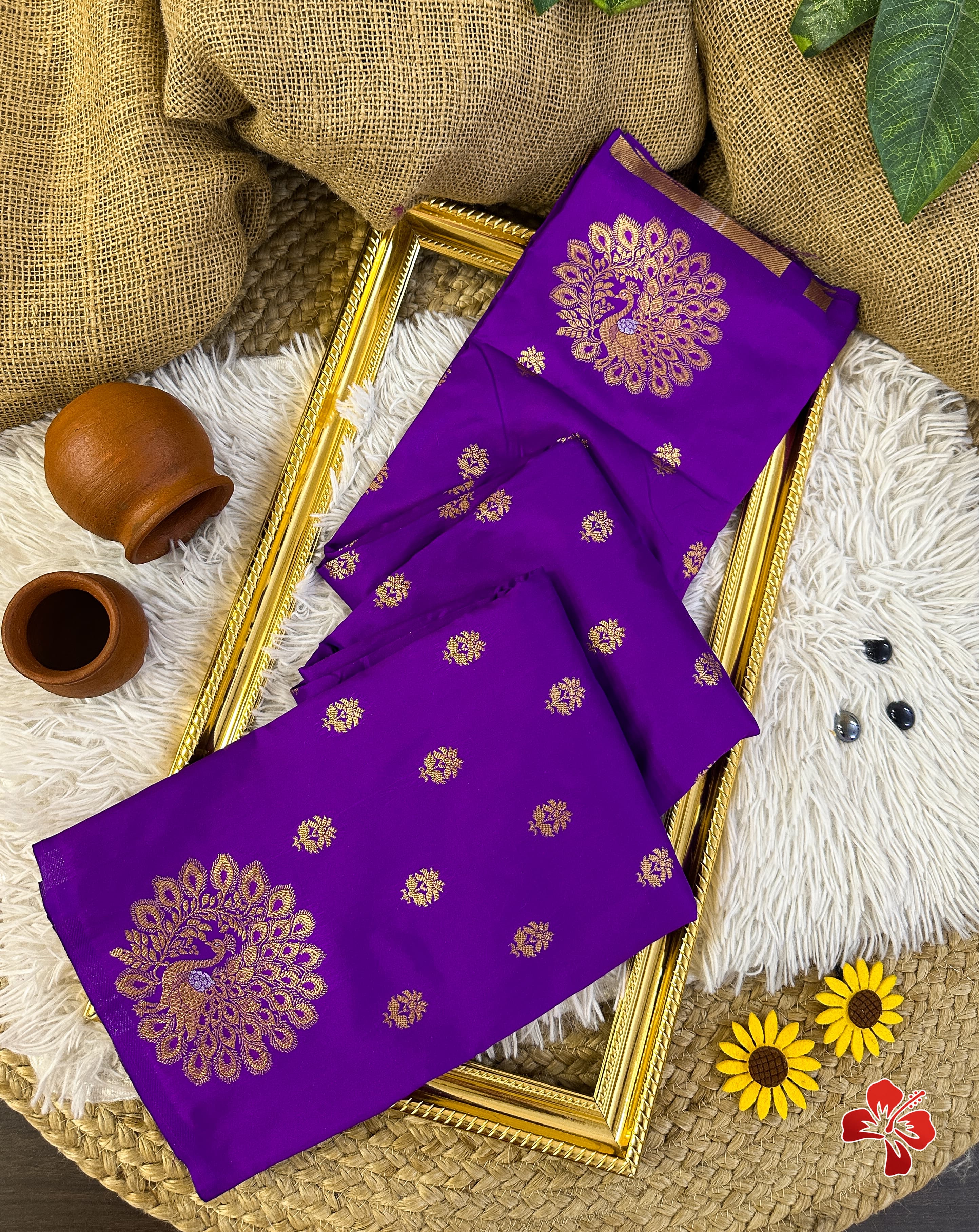 Kanjivaram soft silk saree - Eshana Collections