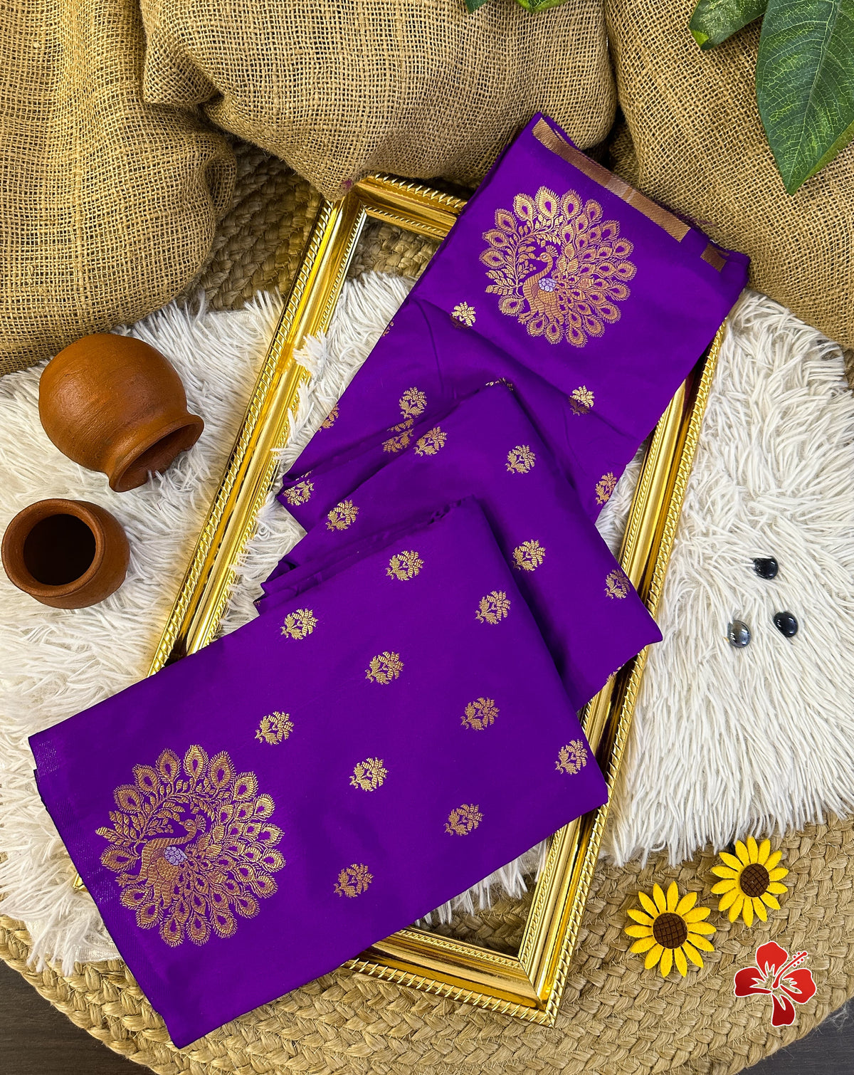 Kanjivaram soft silk saree - Eshana Collections