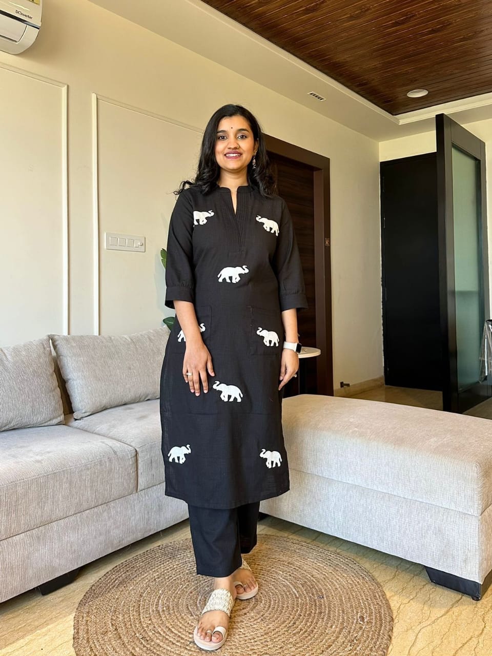 Kurti and pant set - Eshana Collections