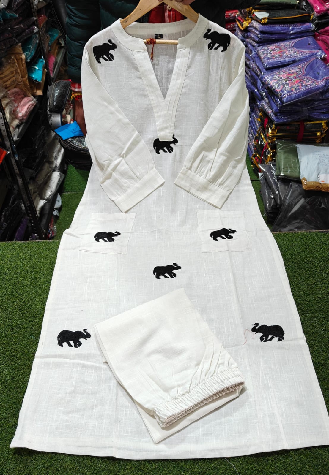 Kurti and pant set - Eshana Collections