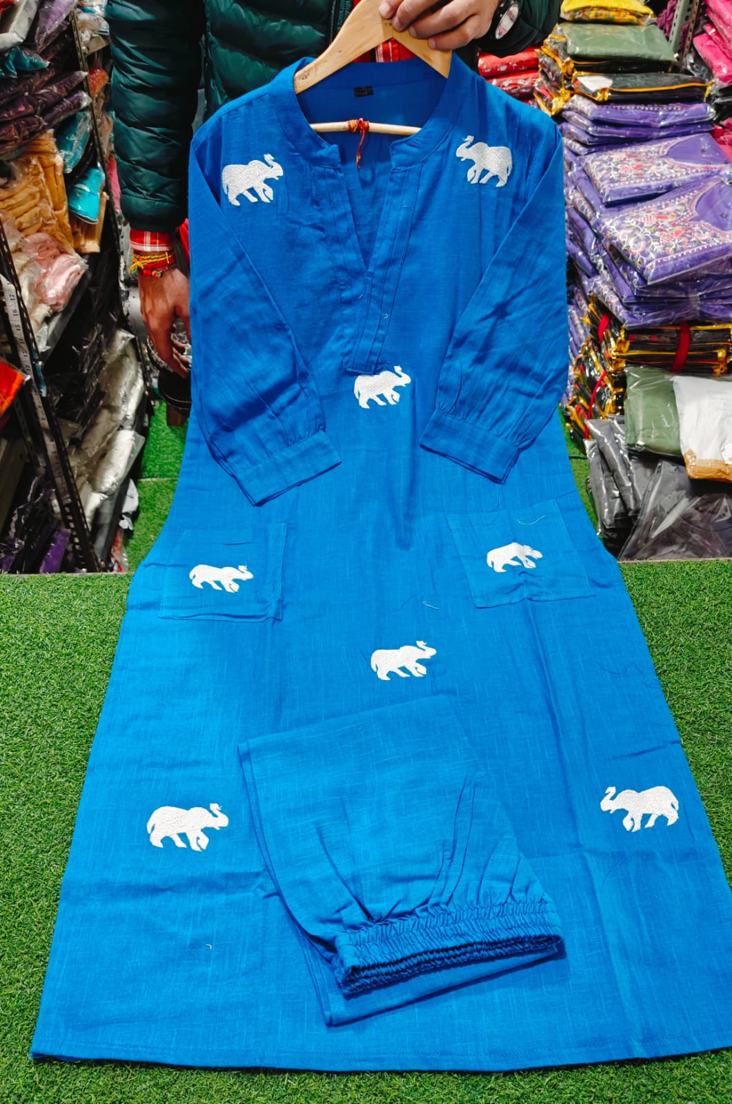Kurti and pant set - Eshana Collections