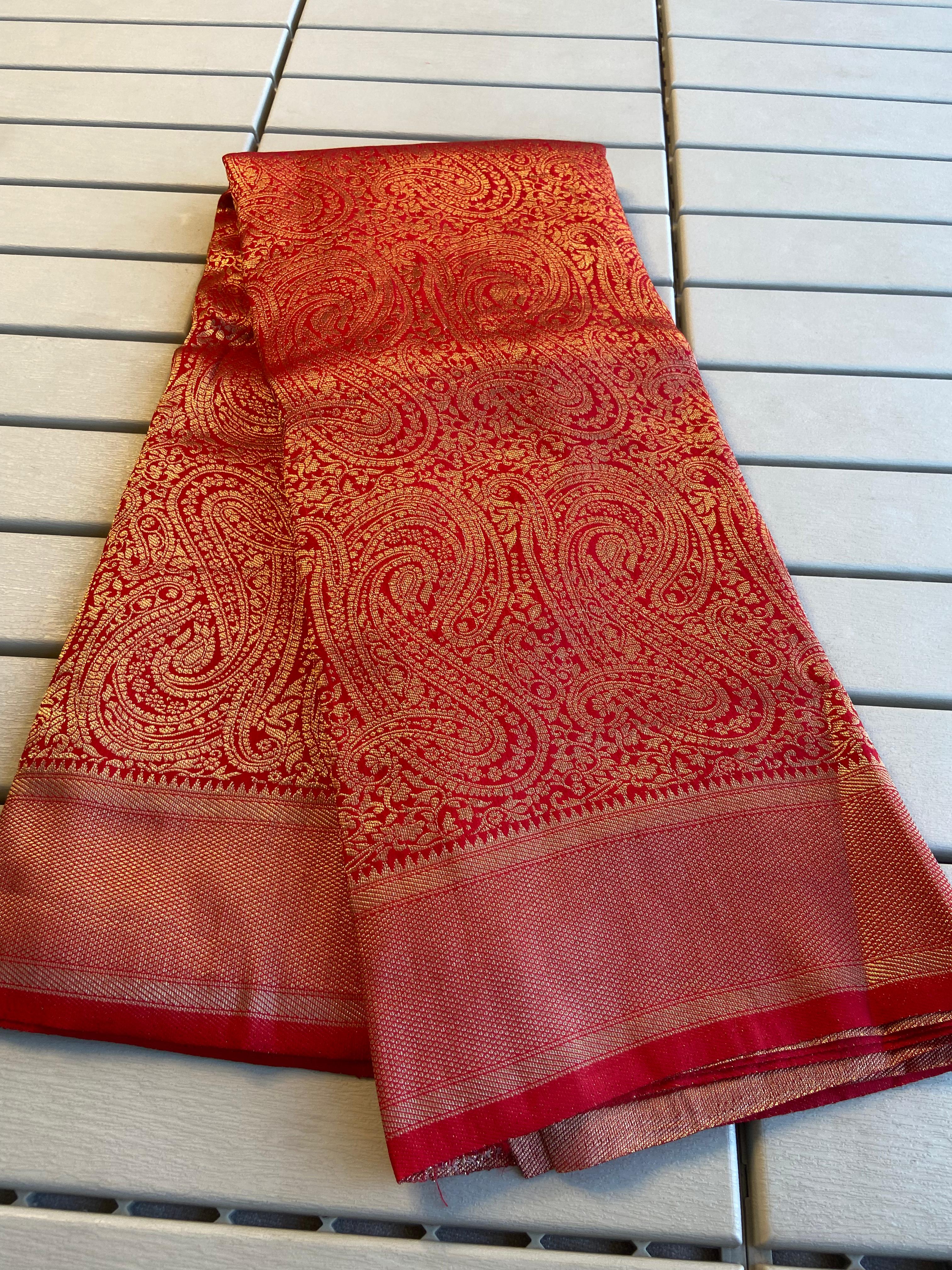 Banarasi Khadi Silk Saree | Intricate Jaal & Rich Pallu - Eshana Collections