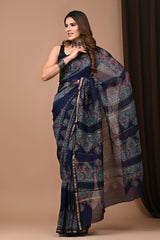 Chanderi silk saree - Eshana Collections