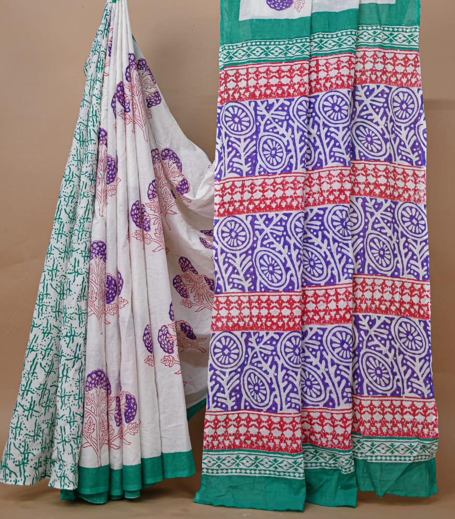 Mul cotton sarees - Eshana Collections