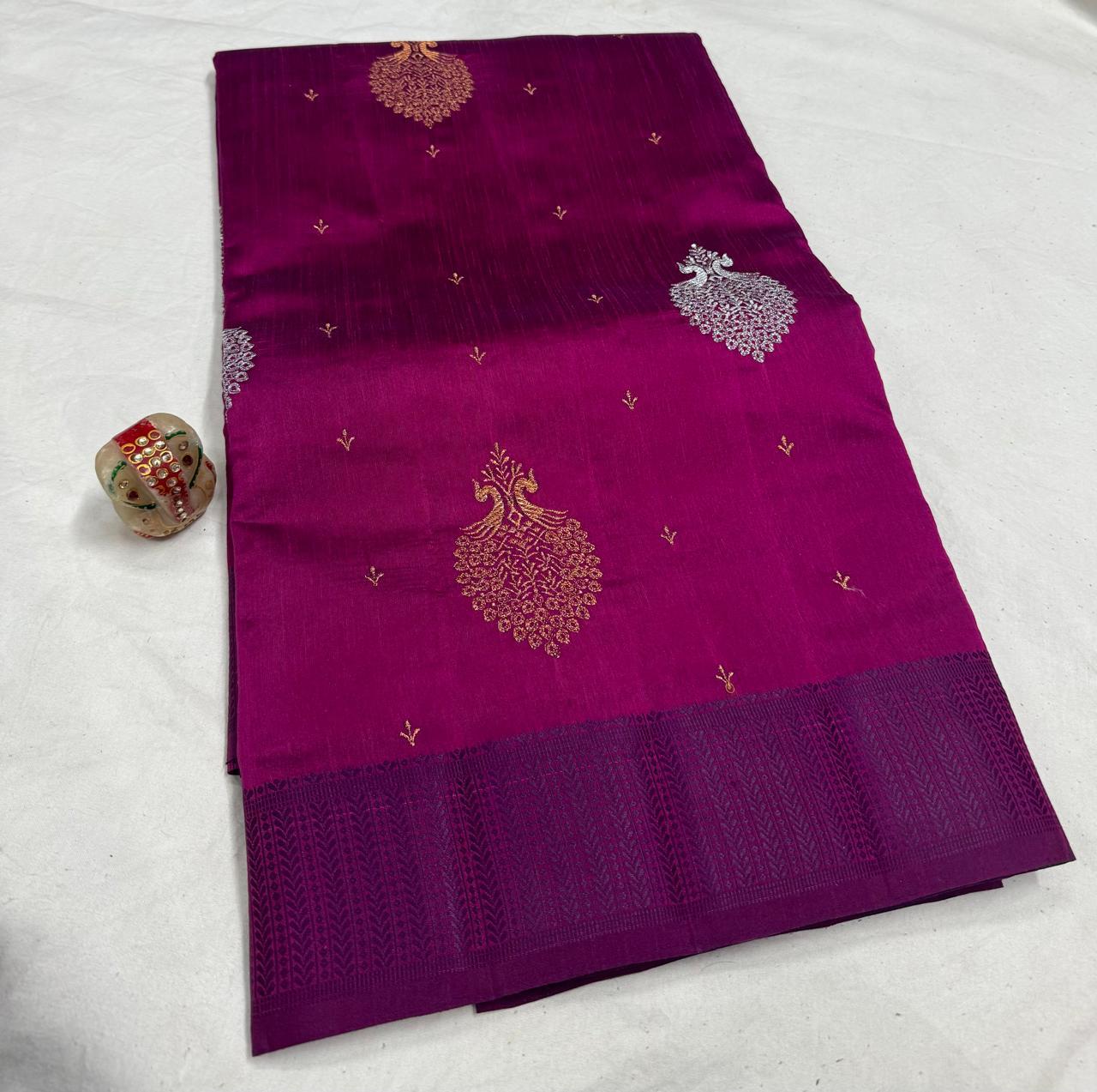 Dupion silk sarees - Eshana Collections