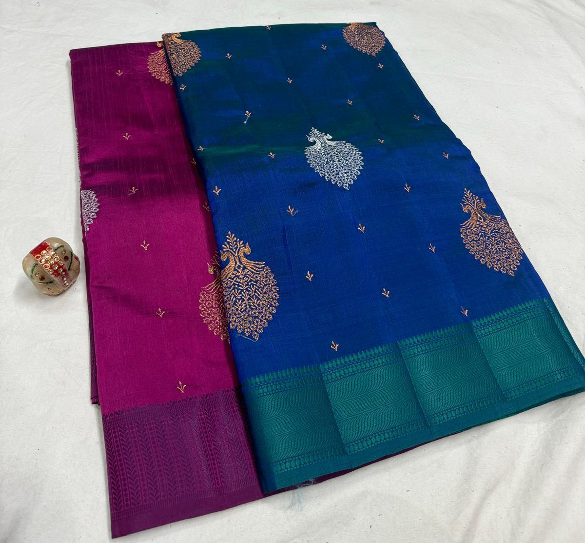 Dupion silk sarees - Eshana Collections