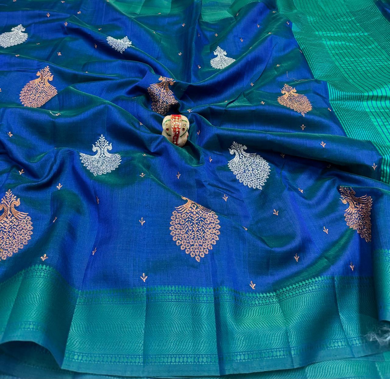 Dupion silk sarees - Eshana Collections