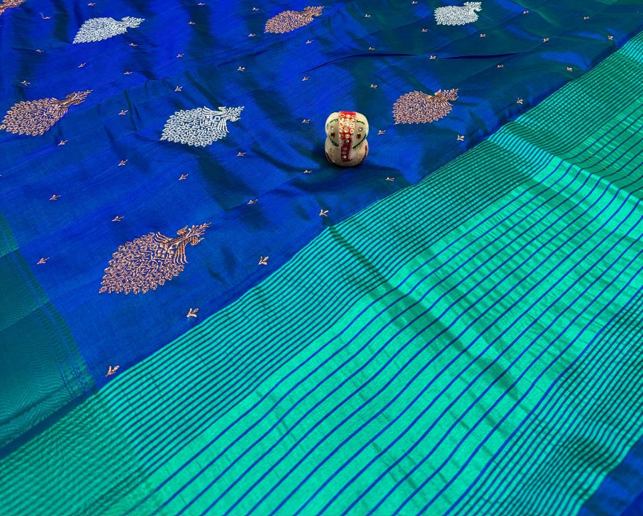 Dupion silk sarees - Eshana Collections