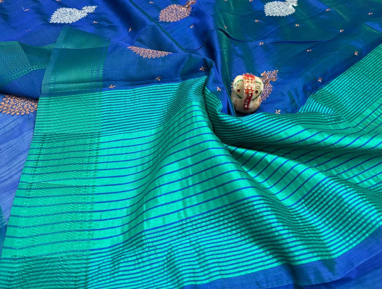 Dupion silk sarees - Eshana Collections