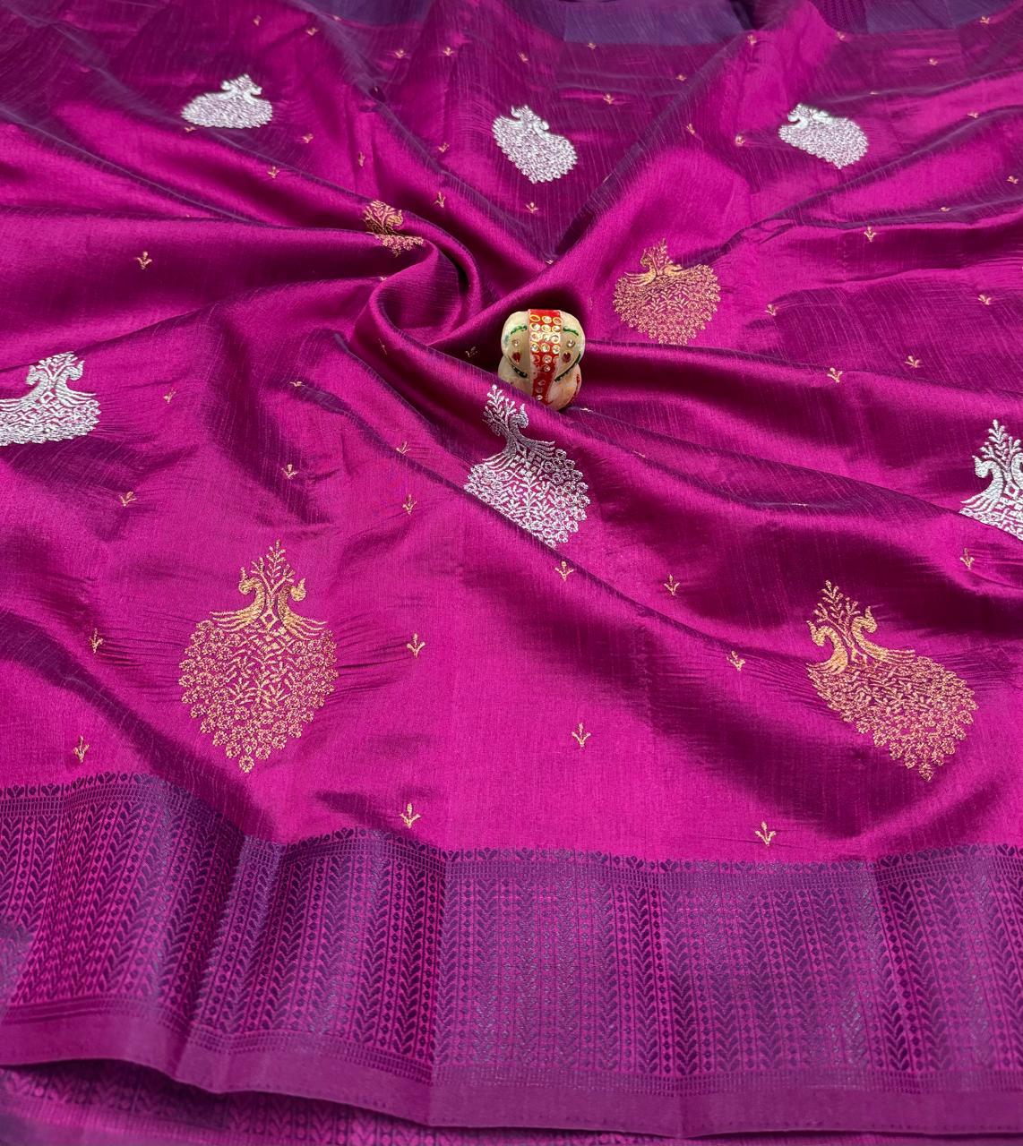 Dupion silk sarees - Eshana Collections