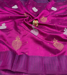 Dupion silk sarees - Eshana Collections