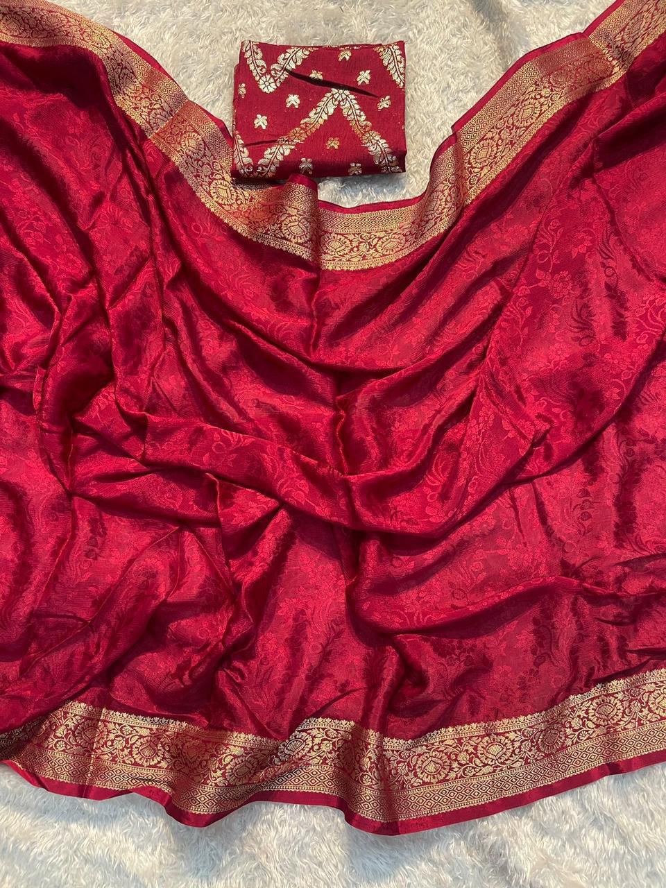 Chinon sarees - Eshana Collections