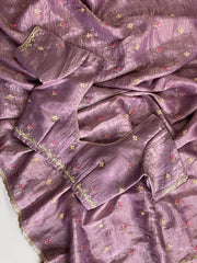 Chiffon crushed sarees - Eshana Collections