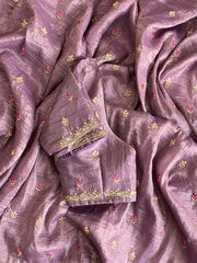 Chiffon crushed sarees - Eshana Collections