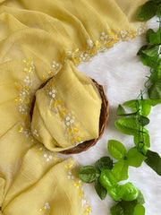 Crushed Georgette sarees - Eshana Collections