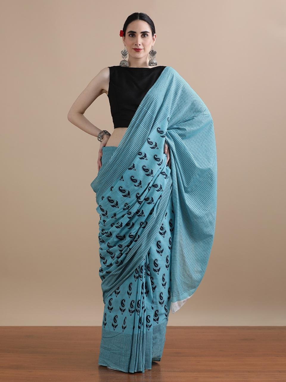 Mul cotton sarees - Eshana Collections