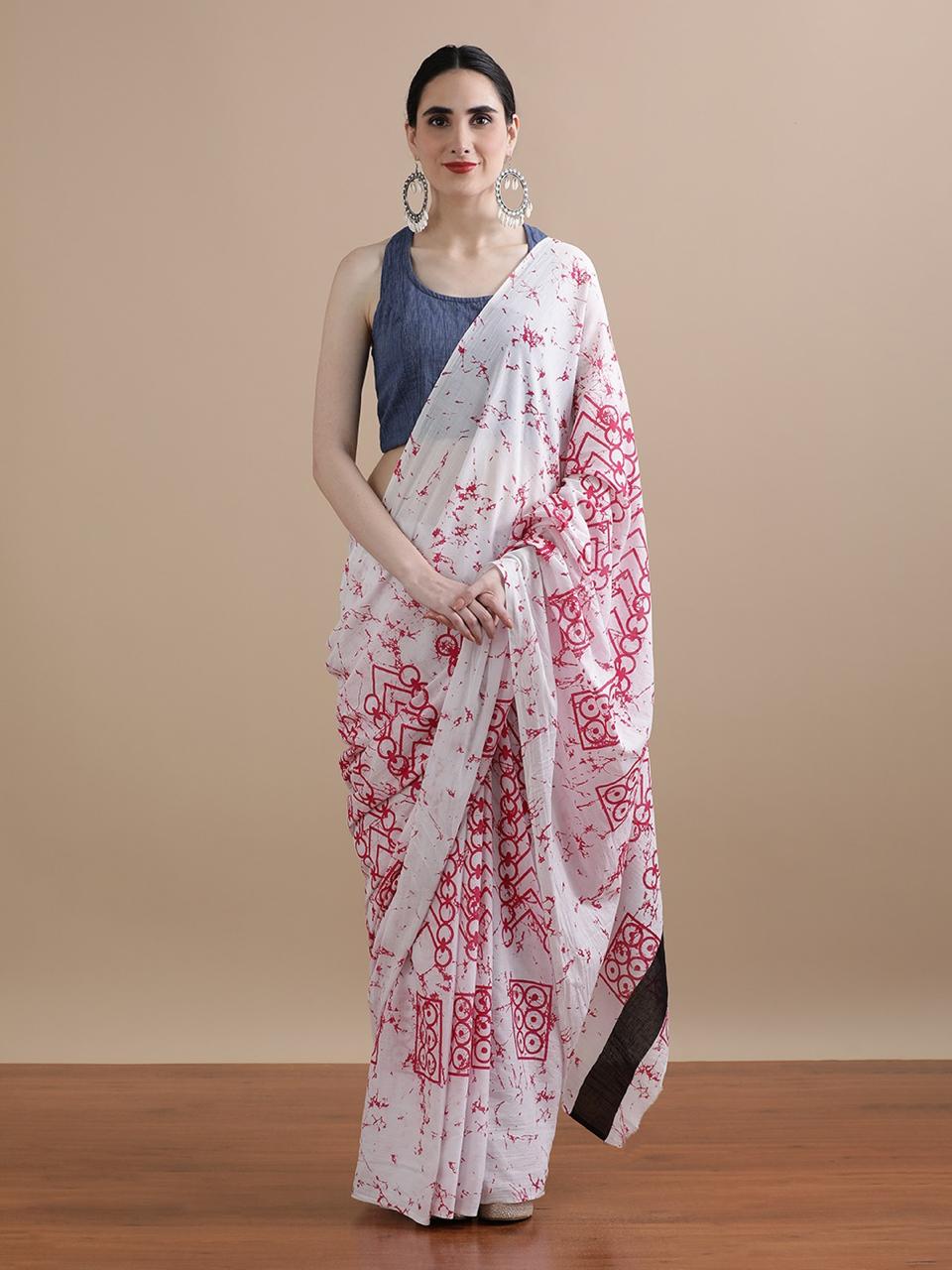 Mul cotton sarees - Eshana Collections