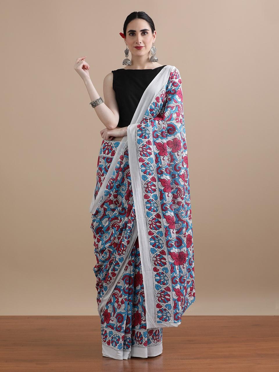 Mul cotton sarees - Eshana Collections