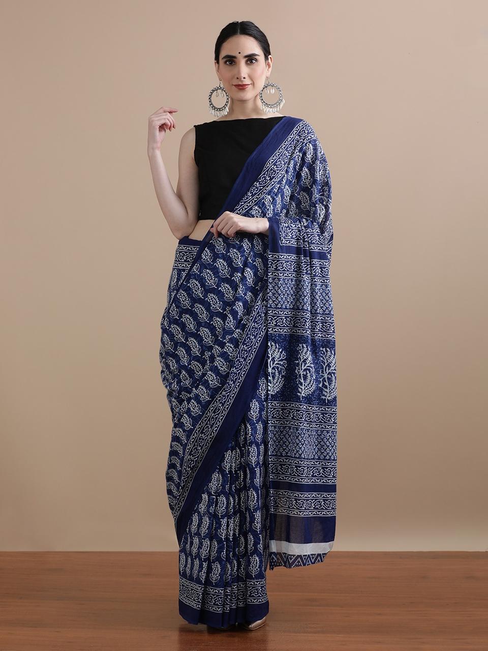 Mul cotton sarees - Eshana Collections