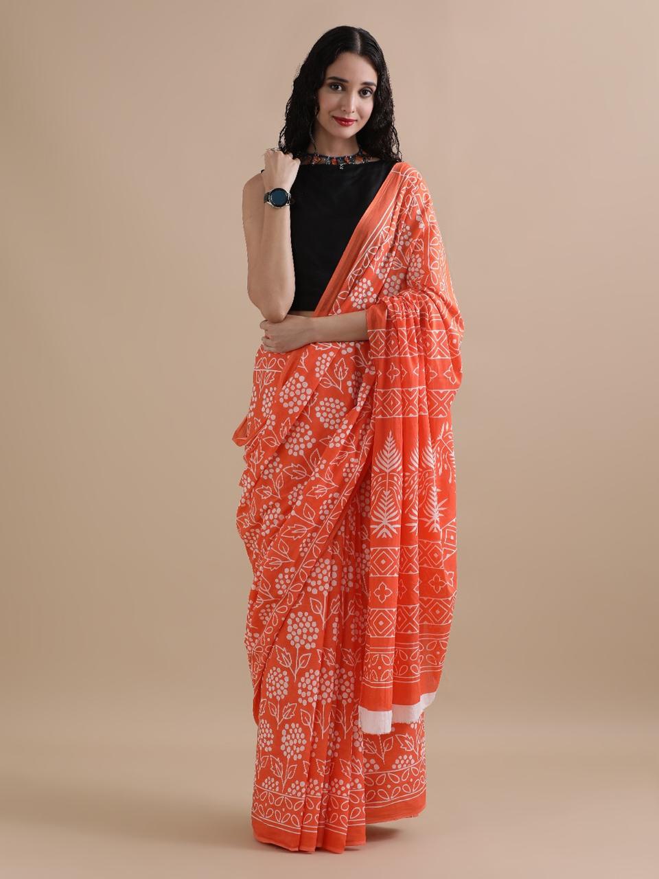 Mul cotton sarees - Eshana Collections