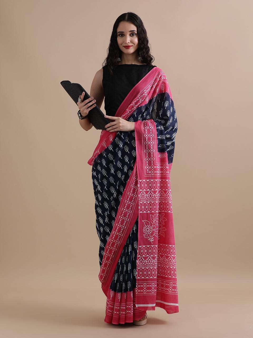 Mul cotton sarees - Eshana Collections