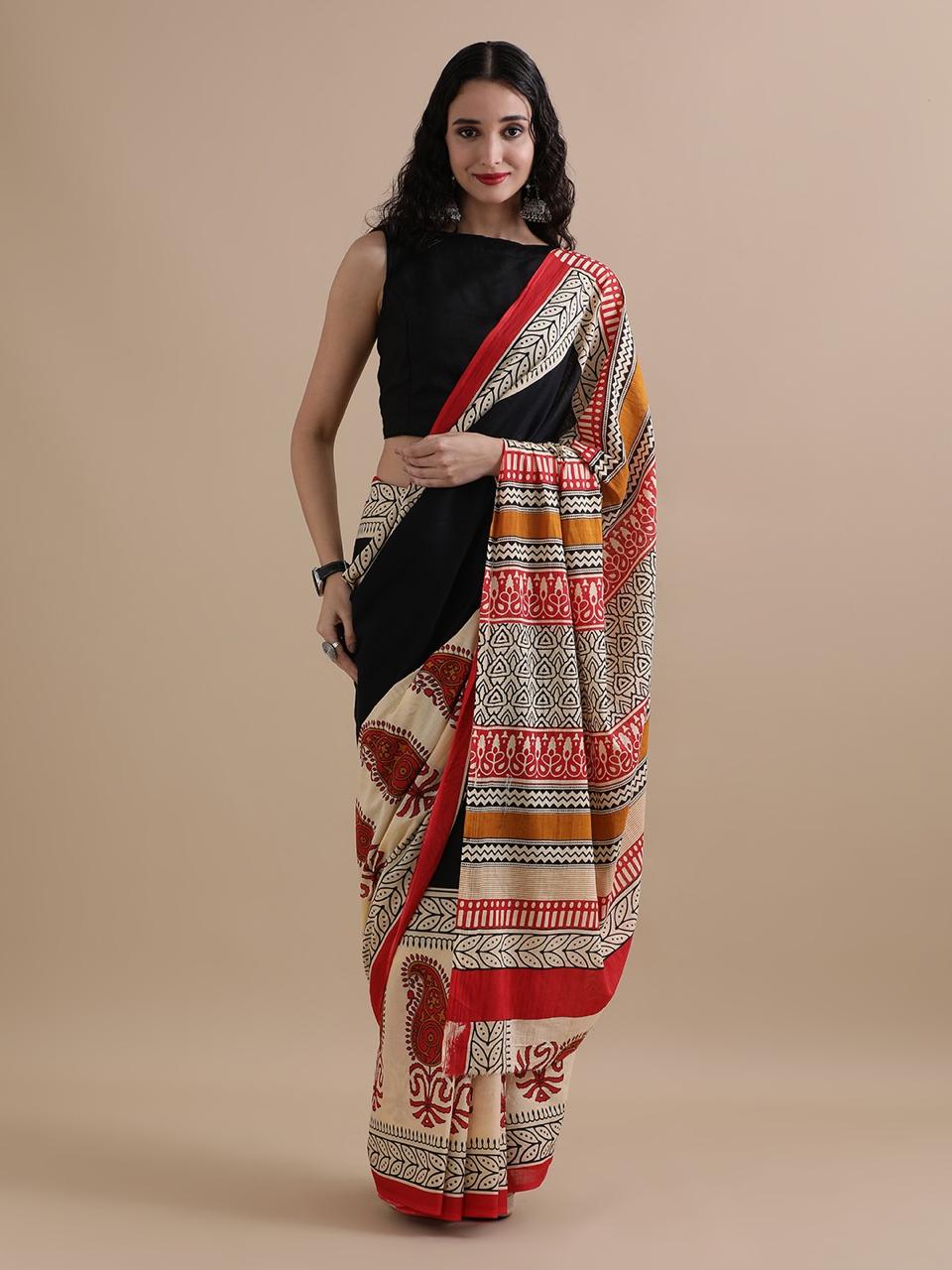 Mul cotton sarees - Eshana Collections