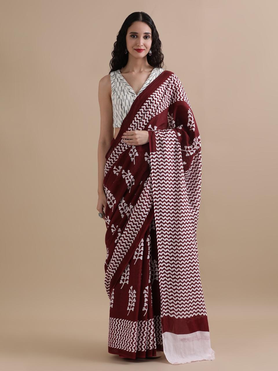 Mul cotton sarees - Eshana Collections