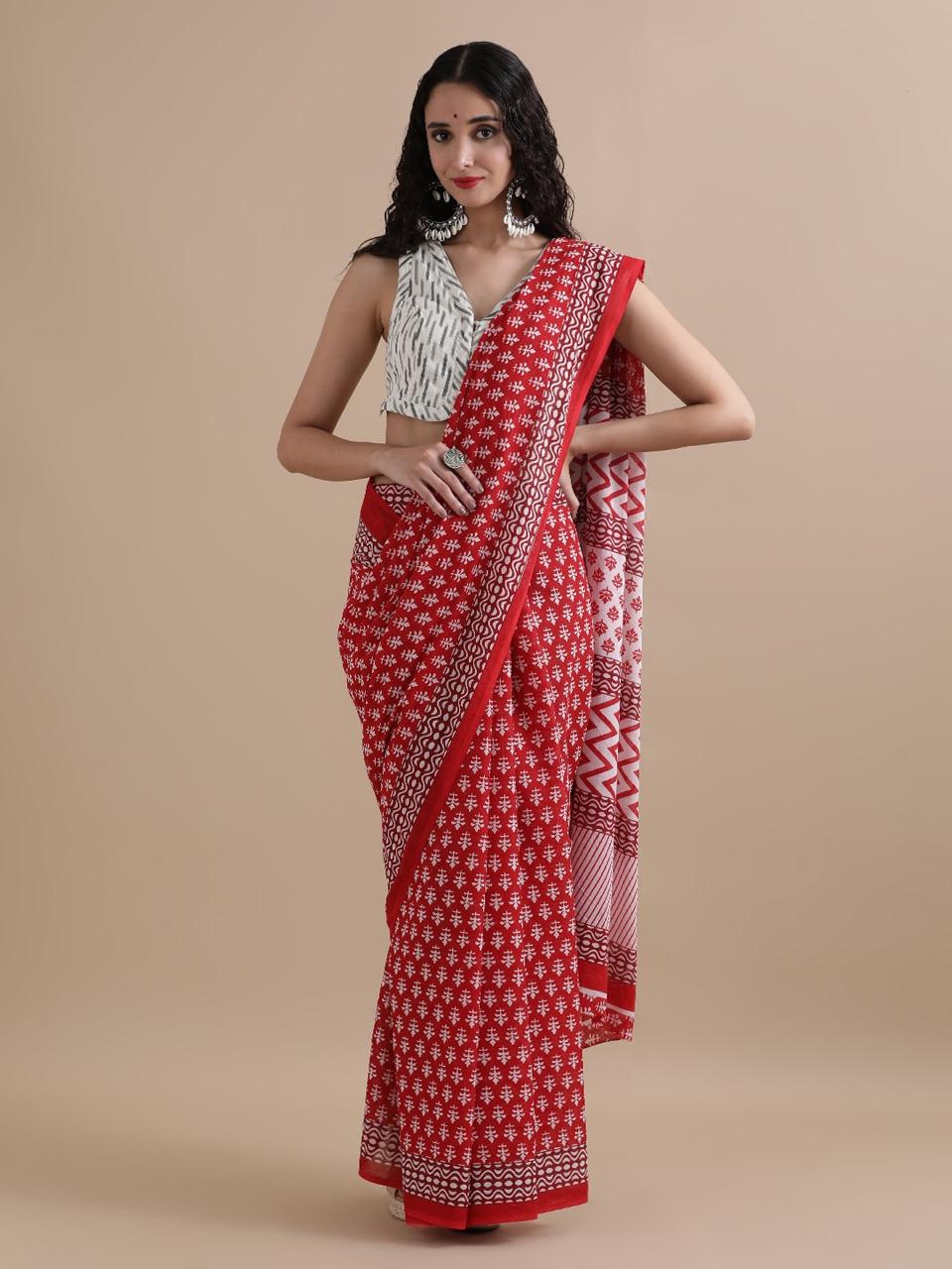 Mul cotton sarees - Eshana Collections