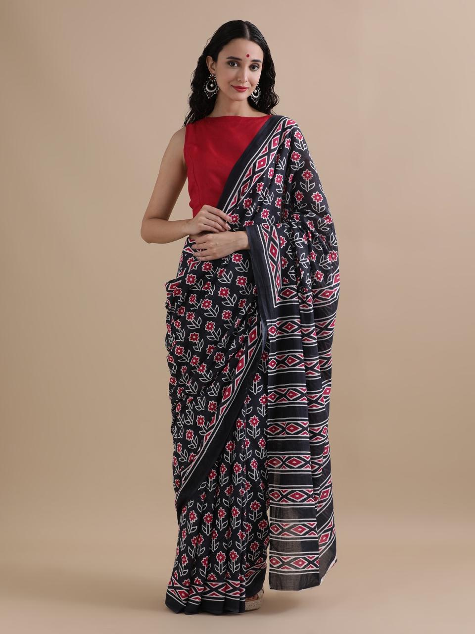 Mul cotton sarees - Eshana Collections