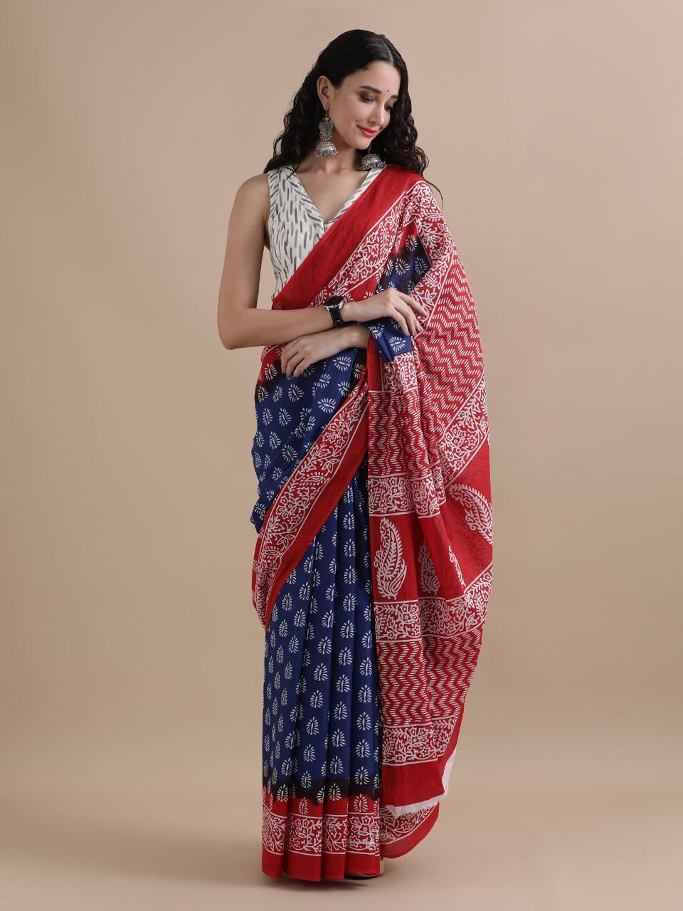 Mul cotton sarees - Eshana Collections